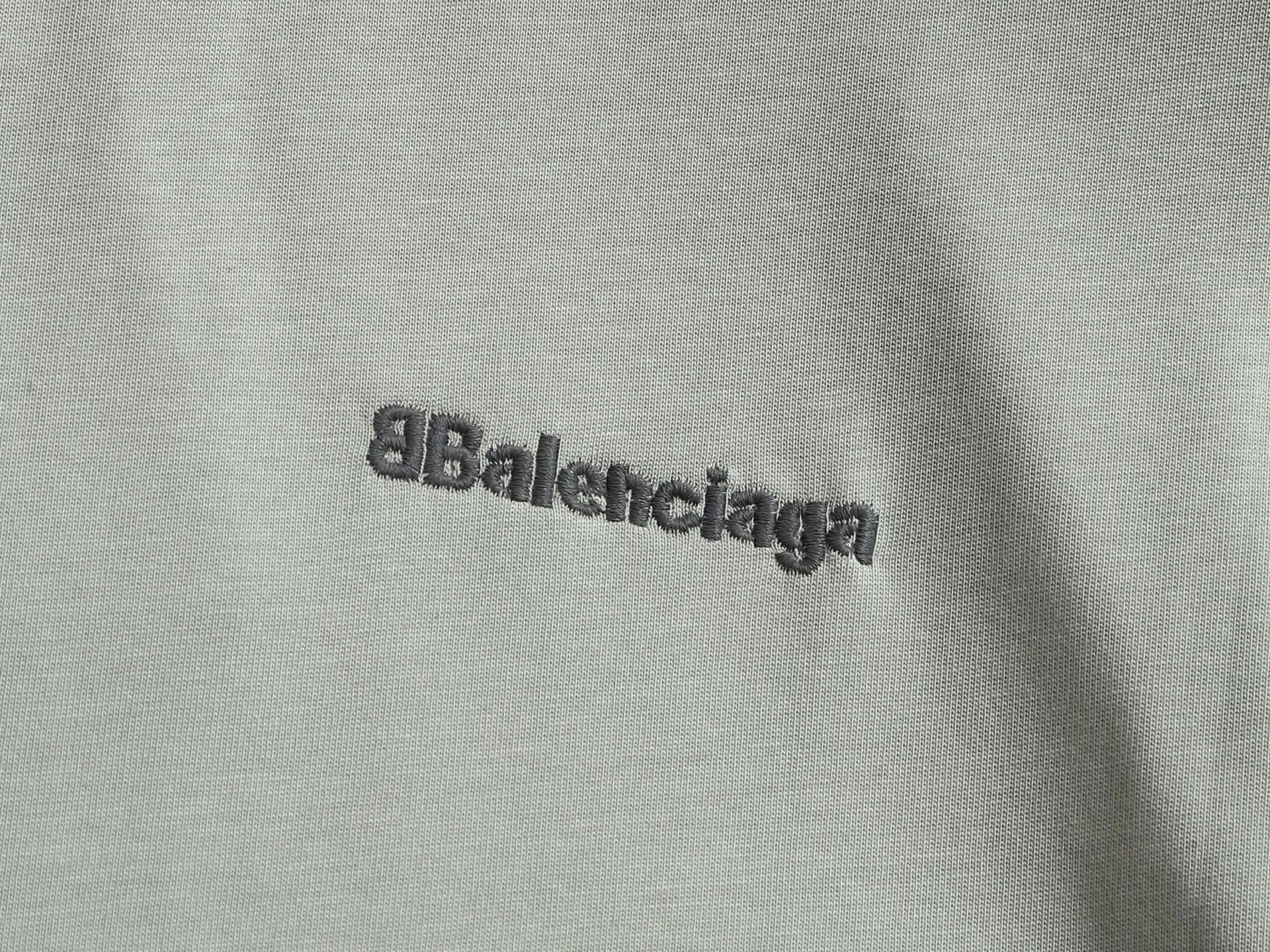 BALENCIAGA 2026BB Logo ， Retro Same Style T 320 Versatile : Gray Size：XS S M L